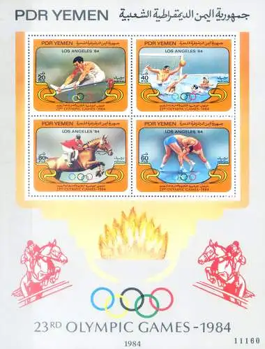 Süd. Sport. Olympische Spiele Los Angeles 1984. Reiten.