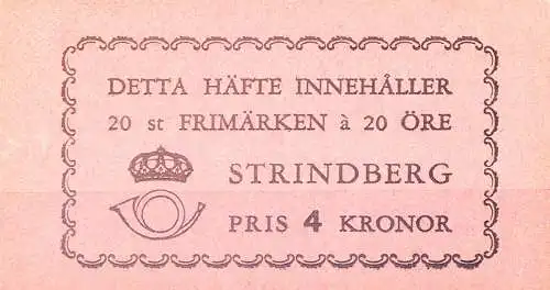 August Strindberg 1949. Libretto.