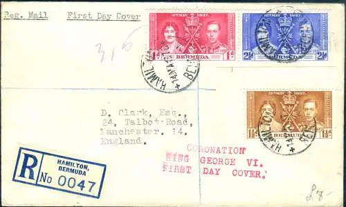 Königsfamilie 1937. FDC.