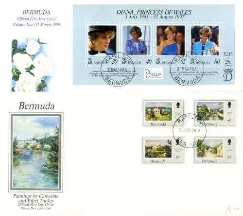 4 FDC von 1998.