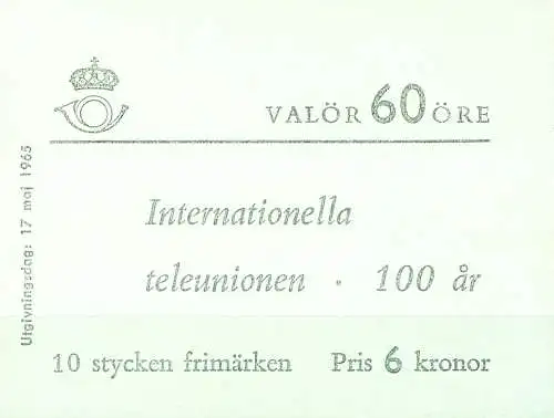 UIT-ITU 1965. Libretto.