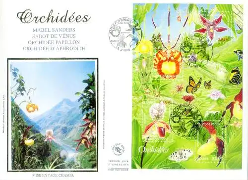 Blumen. Orchidee 2005. FDC.