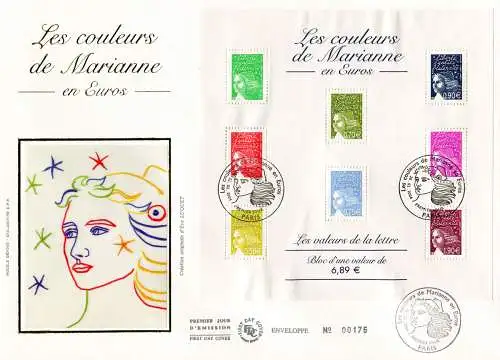 Marianna vom 14. Juli. Eurowerte 2004. FDC.