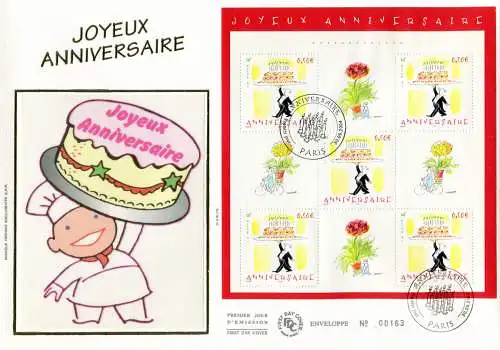 Alles Gute zum Jubiläum 2004. FDC.