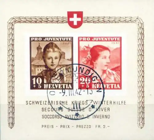 Pro Juventute 1941.