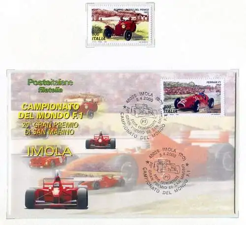 Großer Preis von Imola 2000. Ordner.