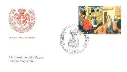 Weihnachten 2002. 2 FDC.