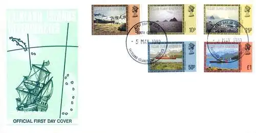 15 FDC aus dem Zeitraum 1980-1985.