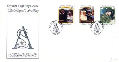 5 FDC von 1986.