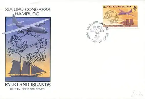 4 FDC von 1984.