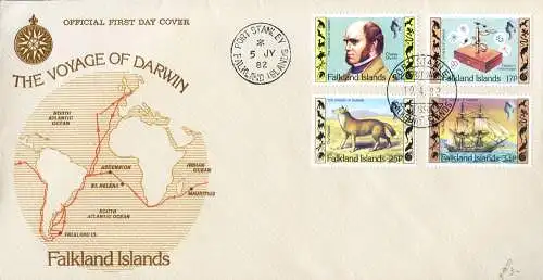 4 FDC von 1982.