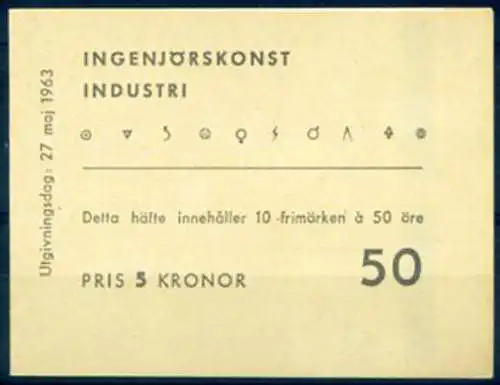 Ingenieurwesen und Industrie 1963. Libretto.