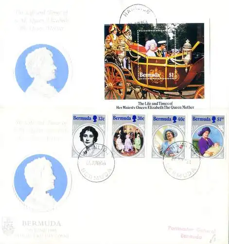 5 FDC von 1985.