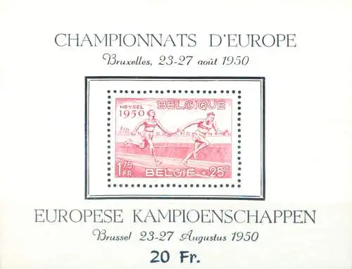 Sport. Leichtathletik 1950.