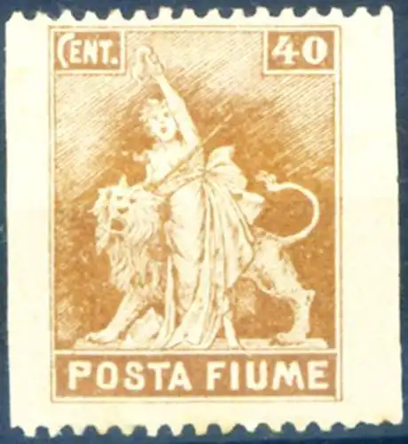 Fluss. Allegorie 40 c. 1919. Vielfalt. Linguellato.