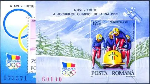 Sport. Olympische Spiele Albertville 1992.