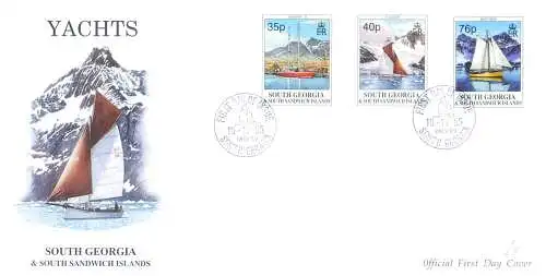 Südgeorgien. Kompletter Jahrgang 1995 FDC.