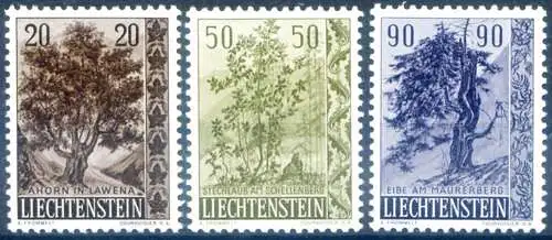 Flora. Bäume 1958.