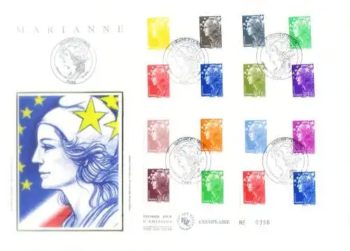 Marianna und Europa 2008. FDC.