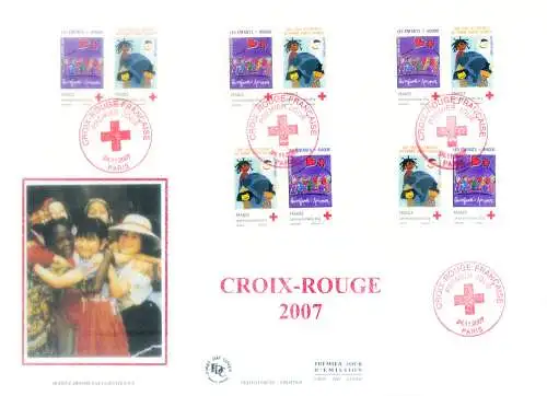 Rotes Kreuz 2007. FDC.