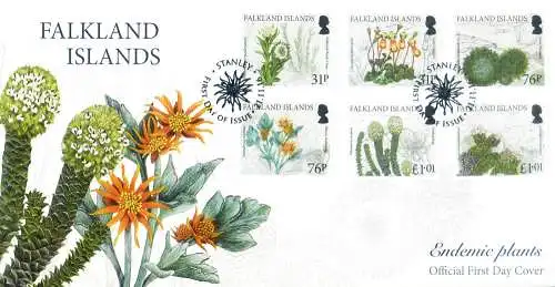 Endemische Flora 2016. FDC.