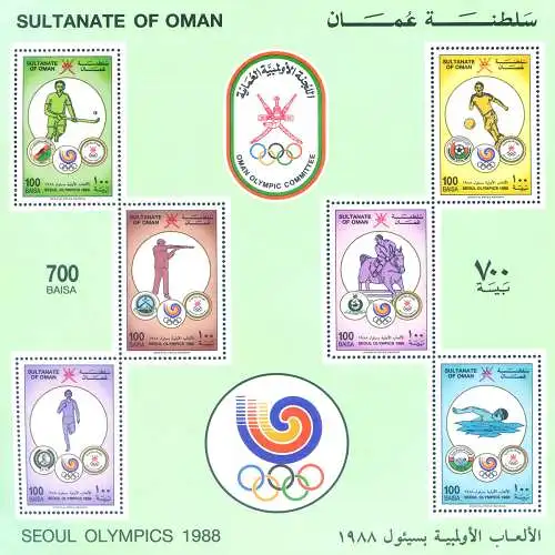 Sport. Olympische Spiele Seoul 1998.