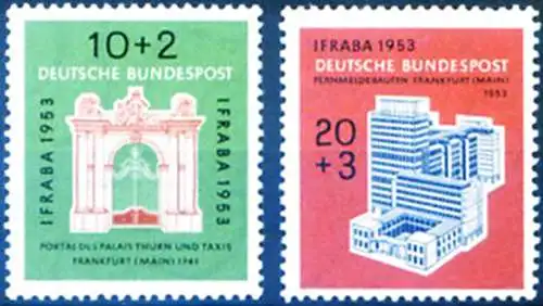 IFRABA, Philatelistische Ausstellung 1953.