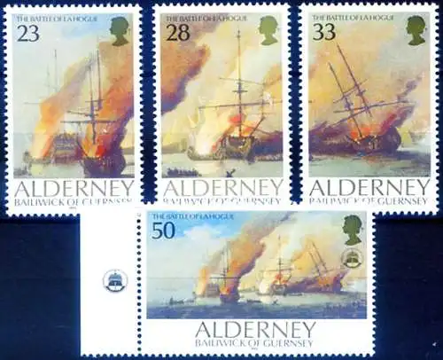 Alderney. Schlacht von La Hogue 1992.