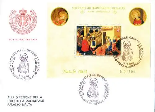 Weihnachten 2002. 2 FDC.