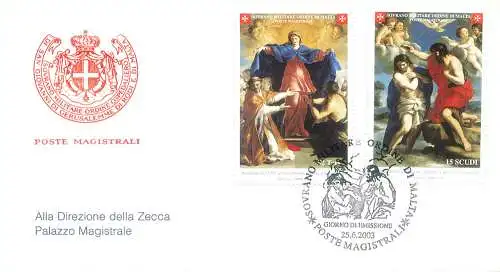 Giovanni Francesco Romanelli 2003. FDC.