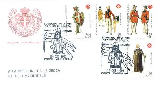 Alte Uniformen 1993. FDC.