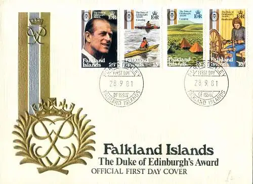 5 FDC von 1981.