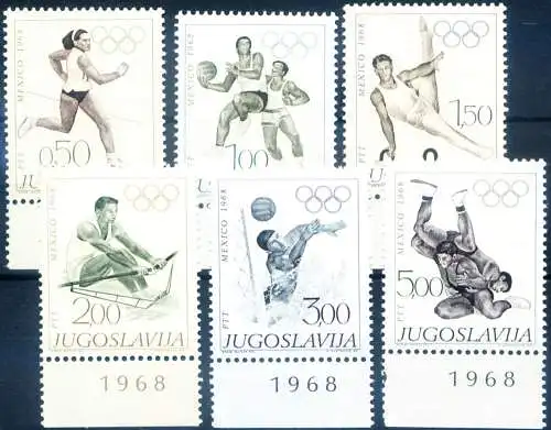 Sport. Olympische Spiele Mexiko-Stadt 1968.