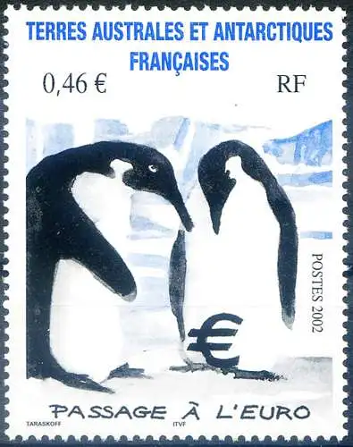 Umstellung auf Euro 2002. Pinguine.