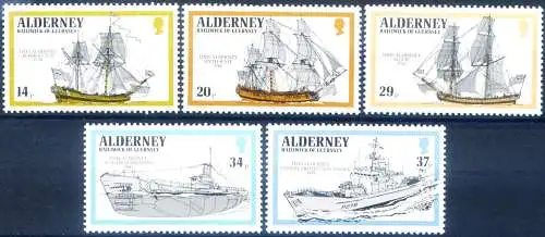 Alderney. Navi 1990.