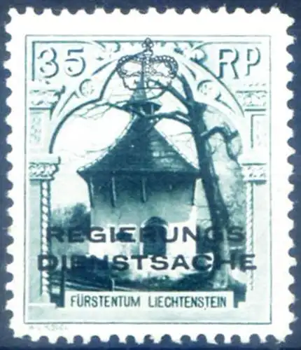 Service 1932. 11,5 x 10,5 gezahnt.