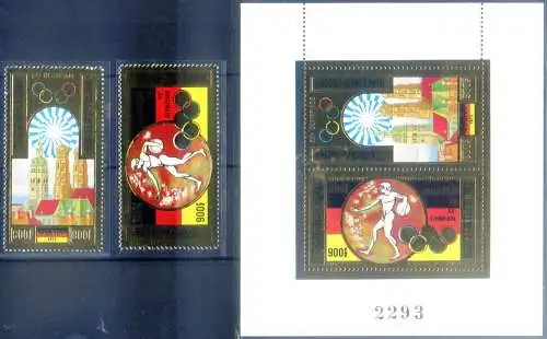 Khmer. Sport. Olympische Spiele München 1972.