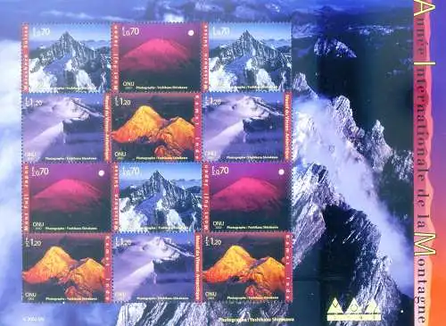 Genf. Internationales Jahr der Berge 2002.