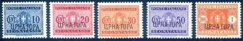 Montenegro. Segnatasse 1941.