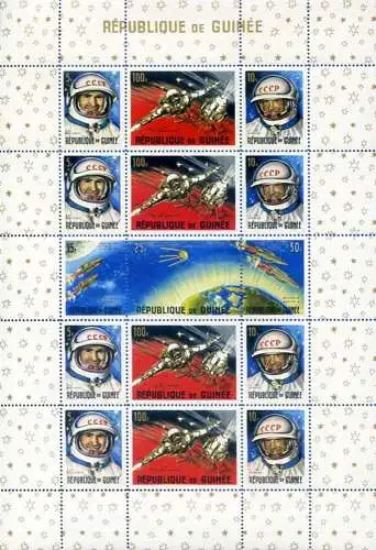 Astronautica 1965. 2 Zettel.