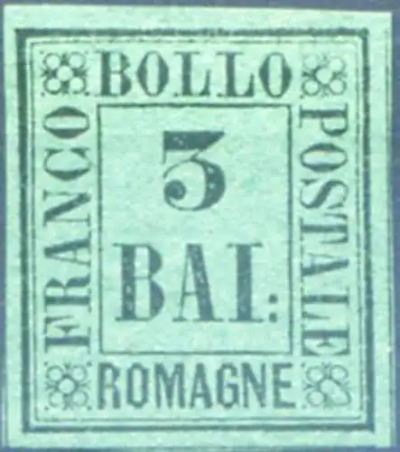 Romagna. 3 b. 1859. Linguellato.