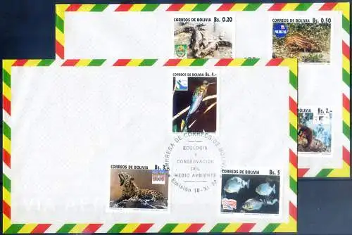 Umweltschutz 1998. 2 FDC.