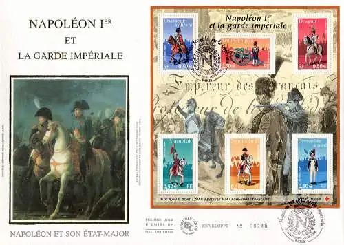 Napoleon und die Kaiserliche Garde 2004. FDC.