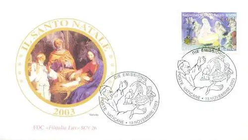 Weihnachten 2003. FDC.