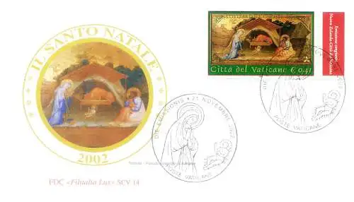 Weihnachten 2002. FDC.