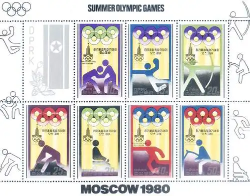 Sport. Olympische Spiele Moskau 1979.