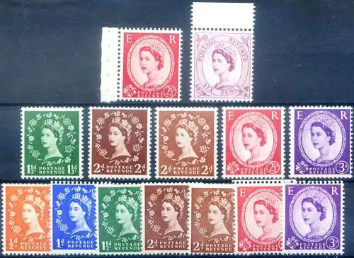 Elisabeth II Edward. Komplette Ausgabe 1955-1956.