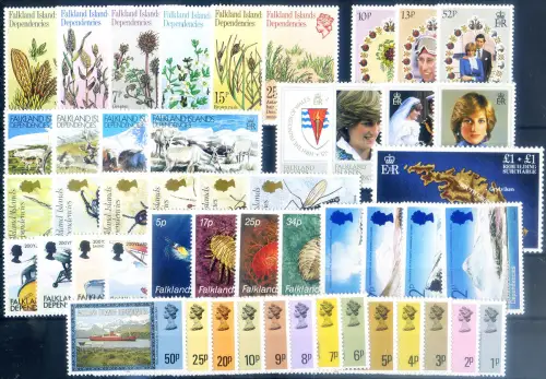 Falkland Dependencies. Kompletter Jahrgang 1981-1984.