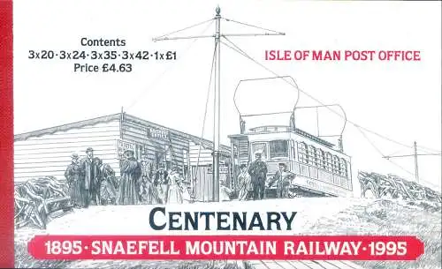 Ferrovia di Monte Snaefell 1995. Libretto.