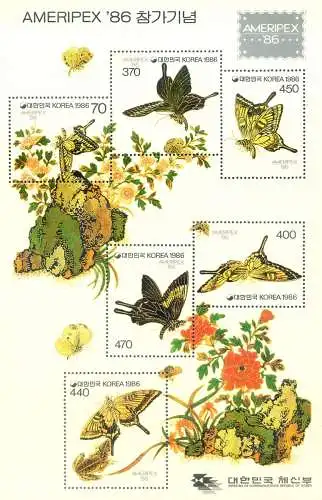 Fauna. Farfalle 1986.